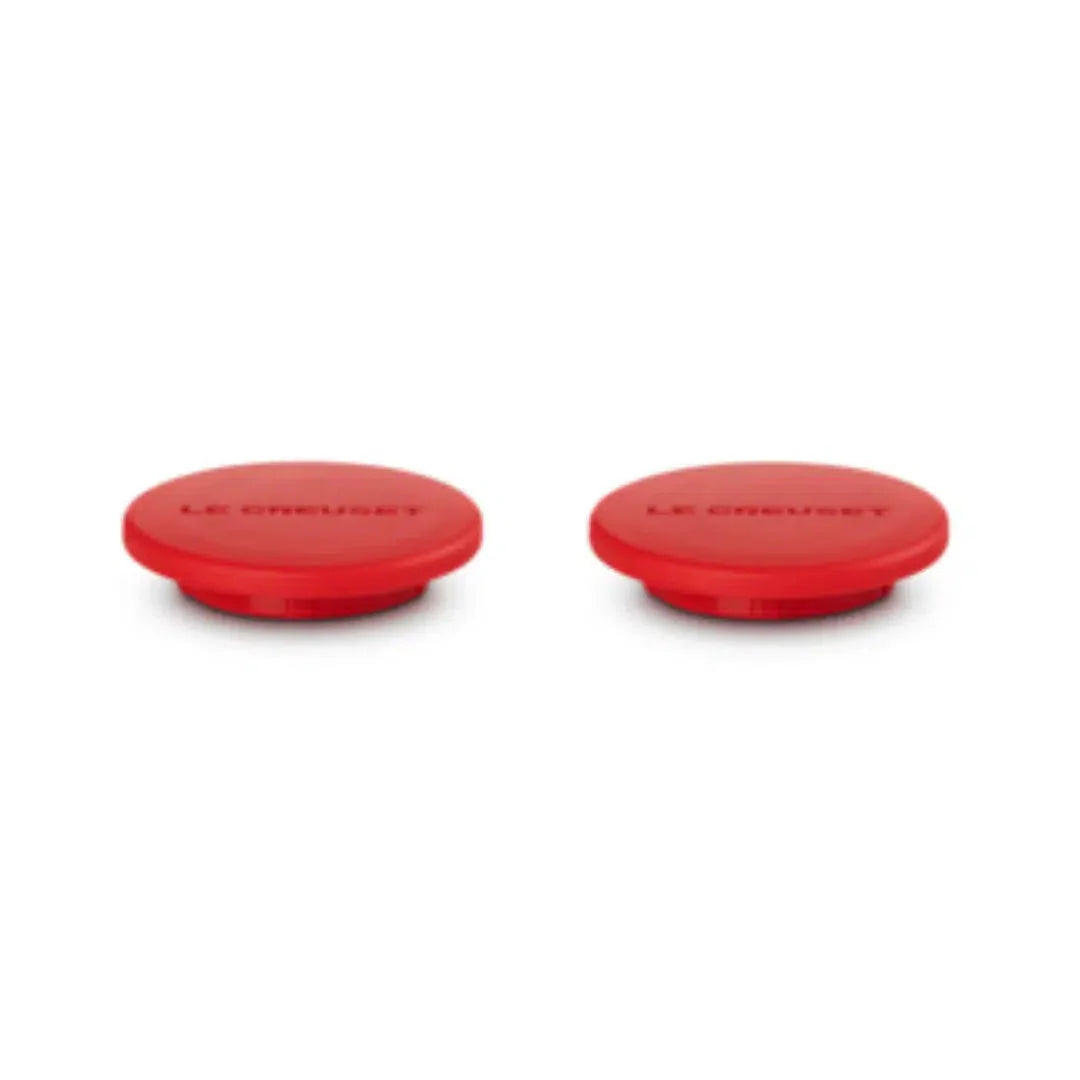 Kit com 2 Tampas de Silicone para Moedores Vermelha Le Creuset