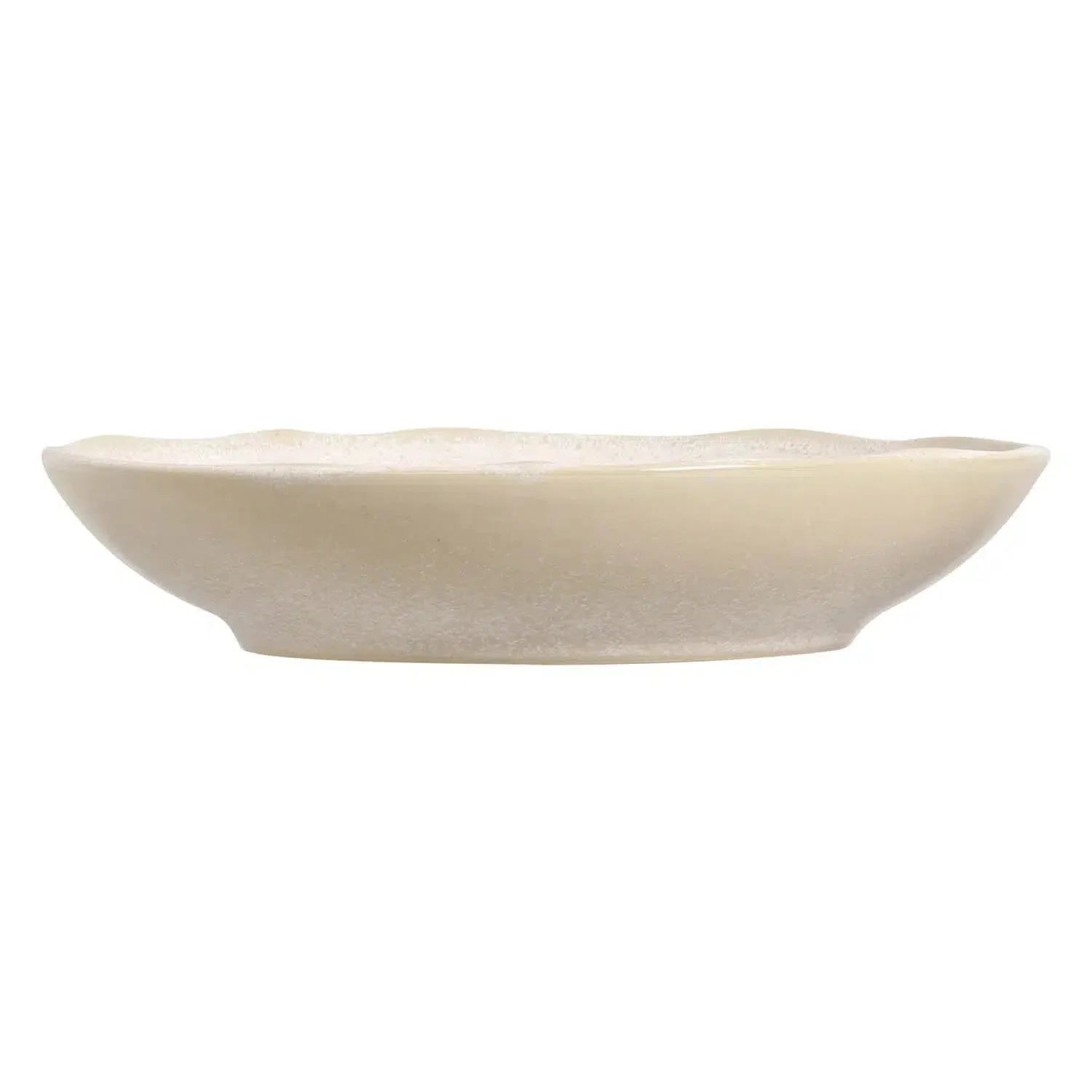 Jogo 6 Pratos Fundos Stoneware Bio Latte 22,5cm Porto Brasil