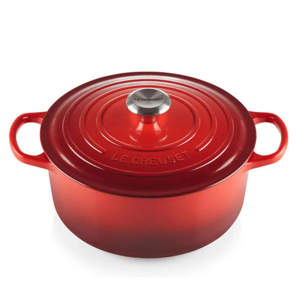 Panela Le Creuset Redonda Signature Vermelho 8,4L 30cm