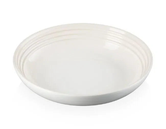 Prato Fundo Cerâmica 22cm Meringue Le Creuset