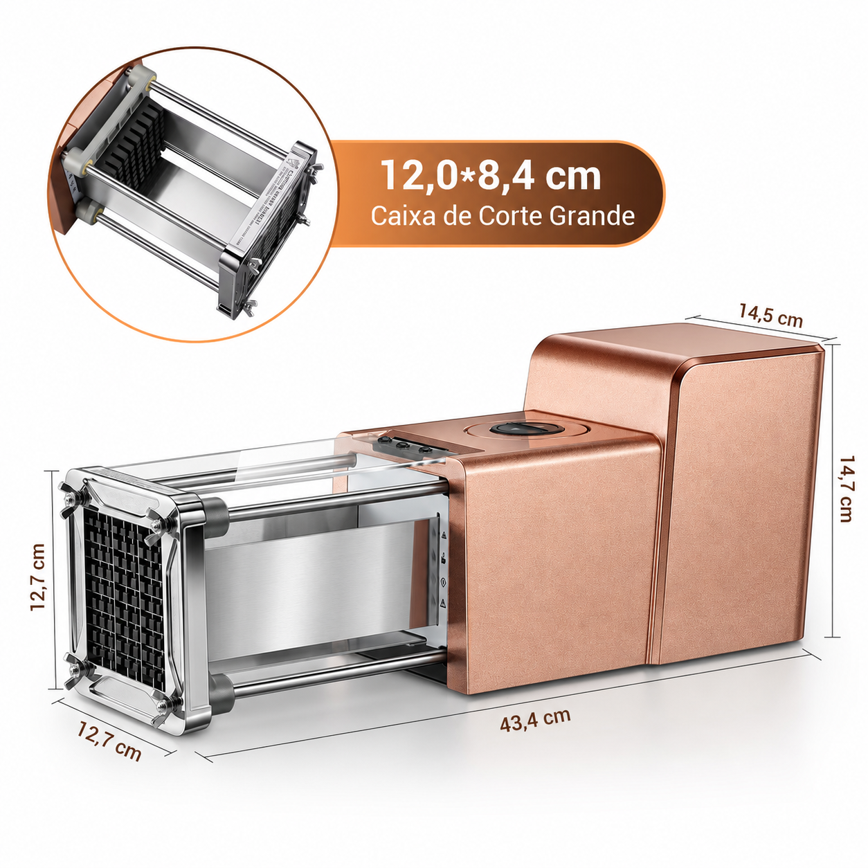 Fatiador Elétrico MasterSlice - Aço Inox - Bivolt