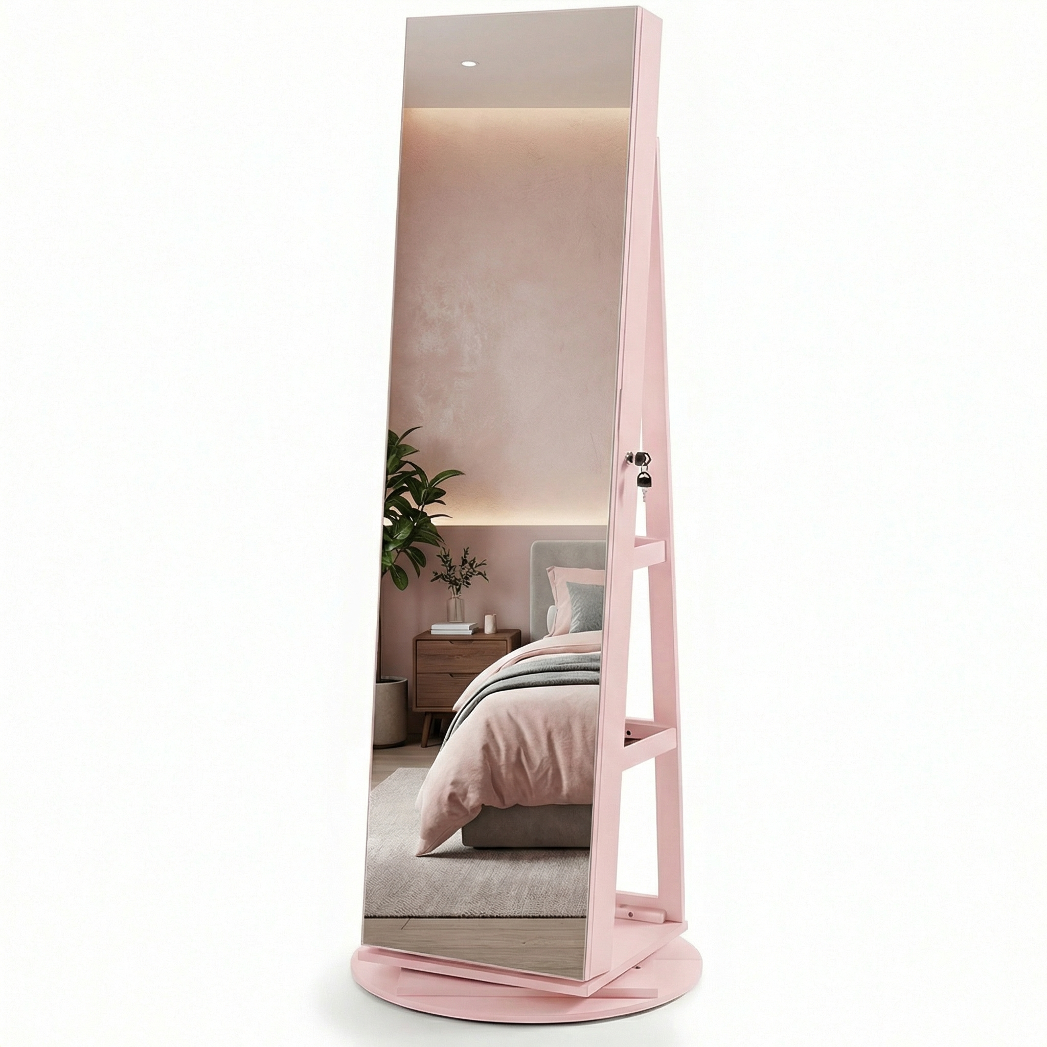 Camarim Porta-Joias 360° com LED