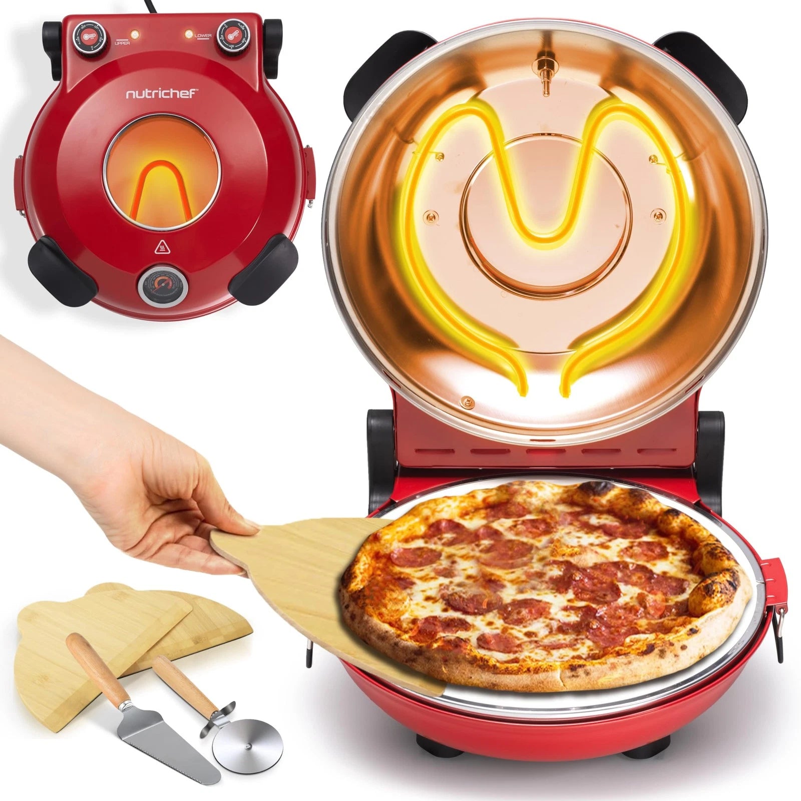 Forno Elétrico Multifuncional Nutrichef 404°C - Bivolt